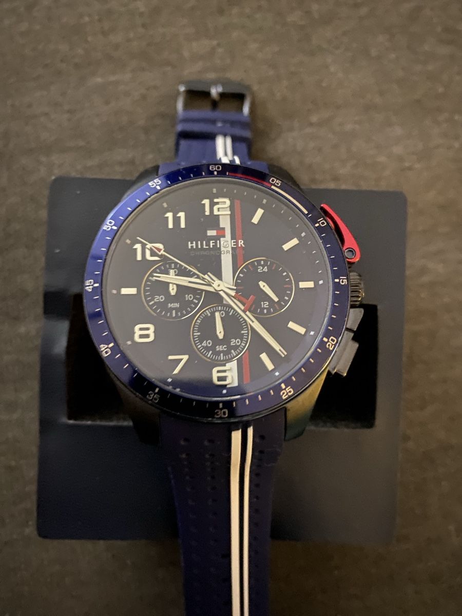 Tommy Hilfiger Orologi: Uhr Tommy Hilfiger blau – Nuovo (secondo la descrizione) da Zürich venduto da Ethno1 1