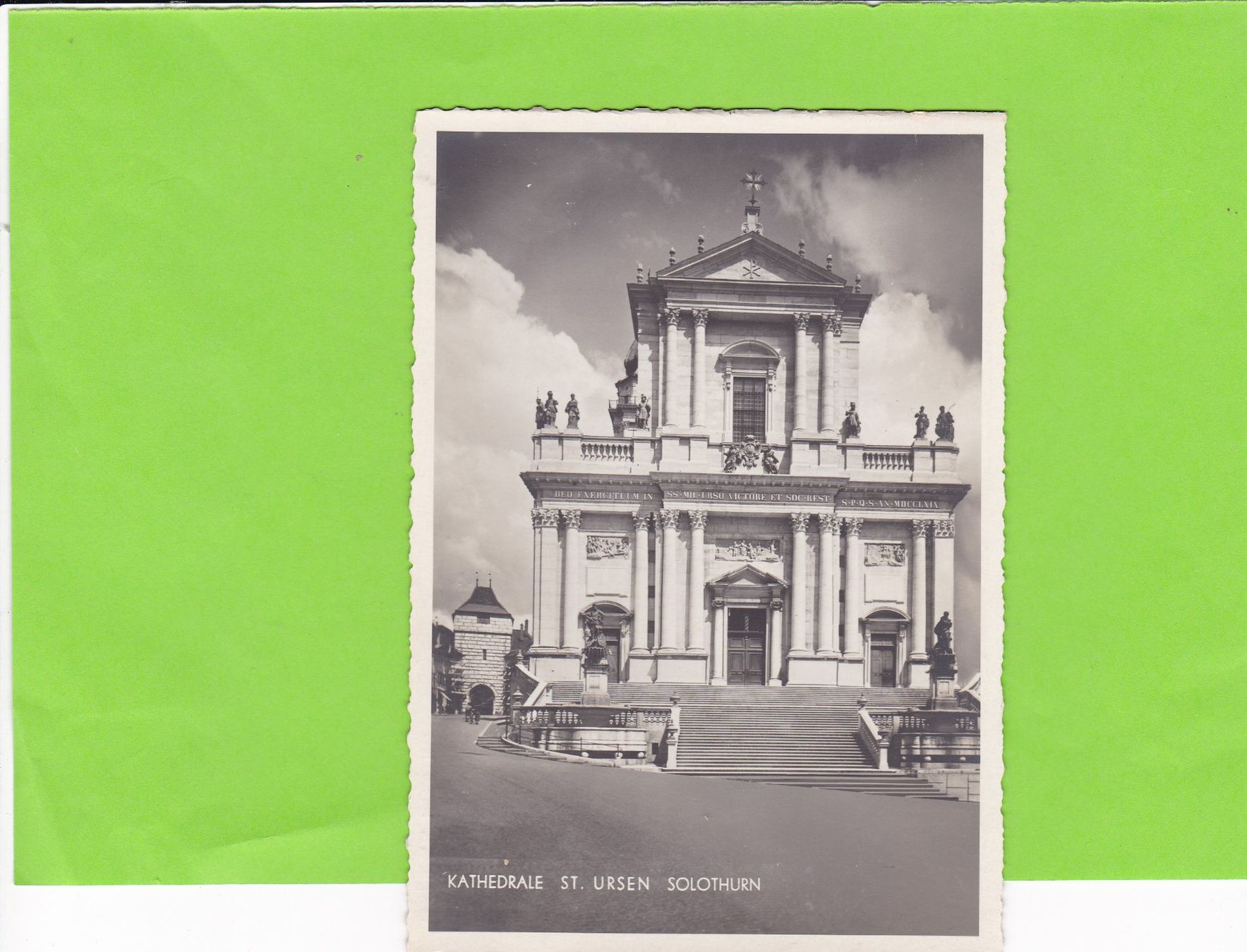 Cartoline postali: Kathedrale St. Ursen--Solothurn – Usato da St. Peterzell venduto da neckertal