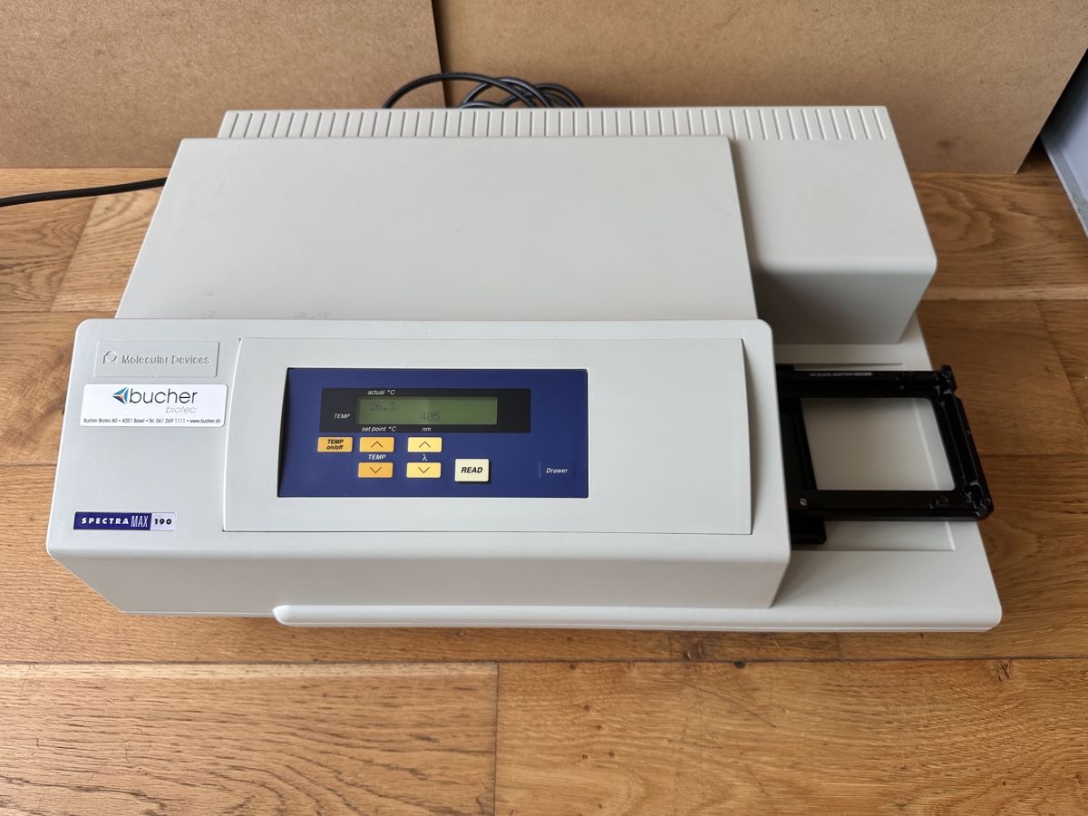 Alle Maschinen: Molecule Devices Spektrophotometer SpectraMax 190 gebraucht – Gebraucht aus Basel von mad_q2sc 1