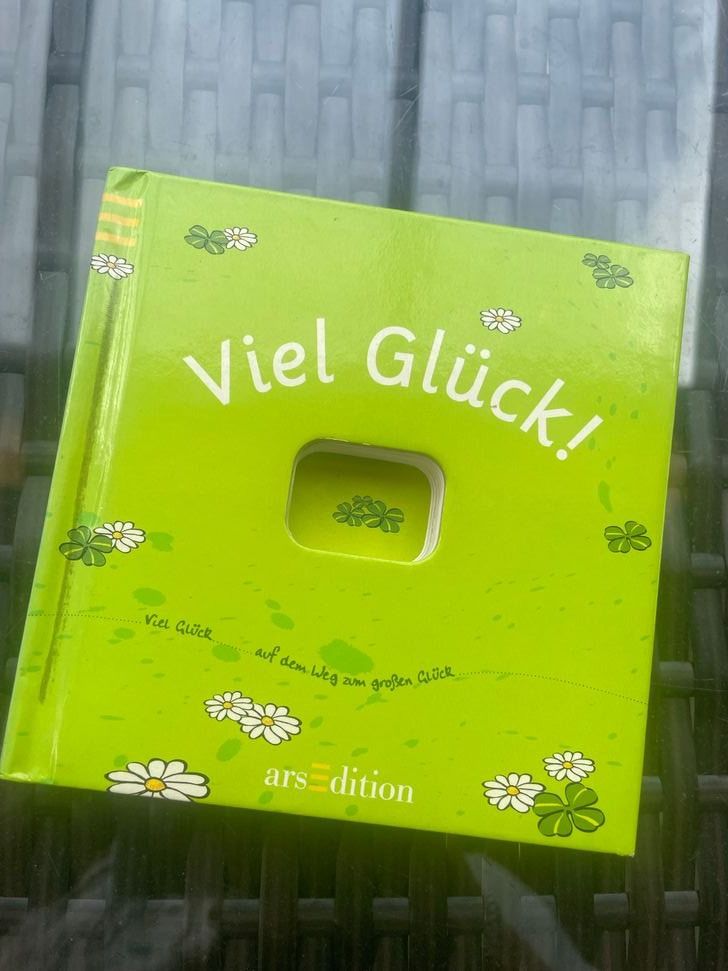Bücher: Viel Glück Büchlein mit Sprüche - Ars Edition – Neu (gemäss Beschreibung) aus Bergdietikon von book-4-you