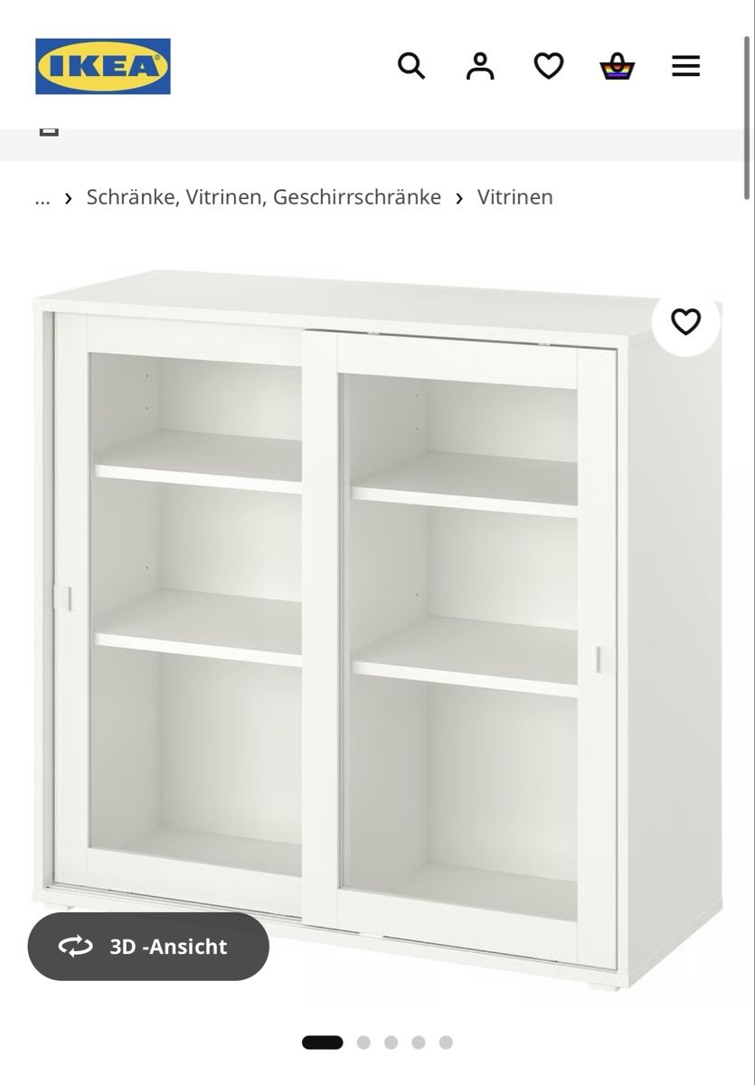 Ikea Vitrines: Ikea Vitrine „VIHALS“ – D'occasion à Buchs AG par eli_5xyb 4