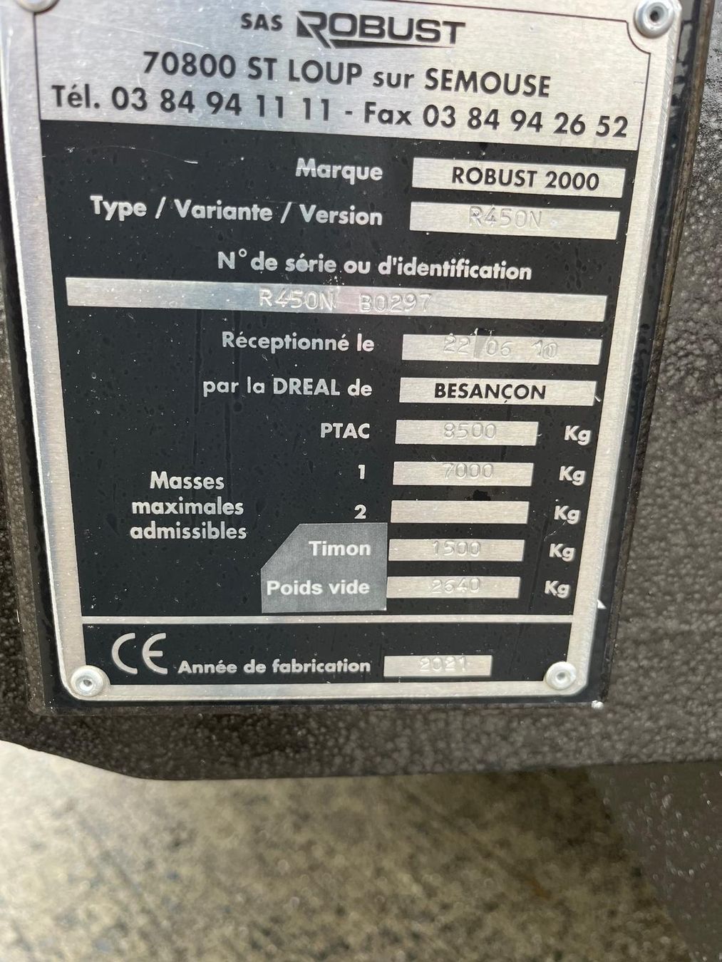Rimorchi: Bétaillère Robust R450 – Nuovo (secondo la descrizione) da Les Thioleyres venduto da Samitrac 5