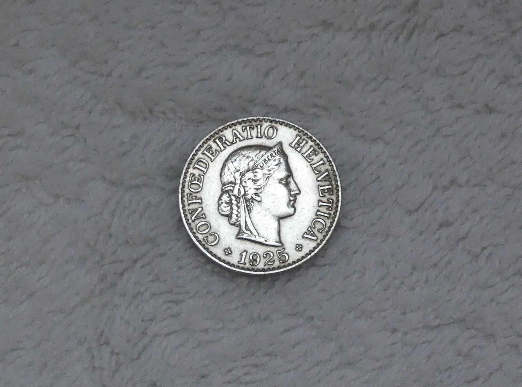 Tutti le monete: 10 centimes/Rappen 1925 – Usato da Nyon venduto da Ilmi09