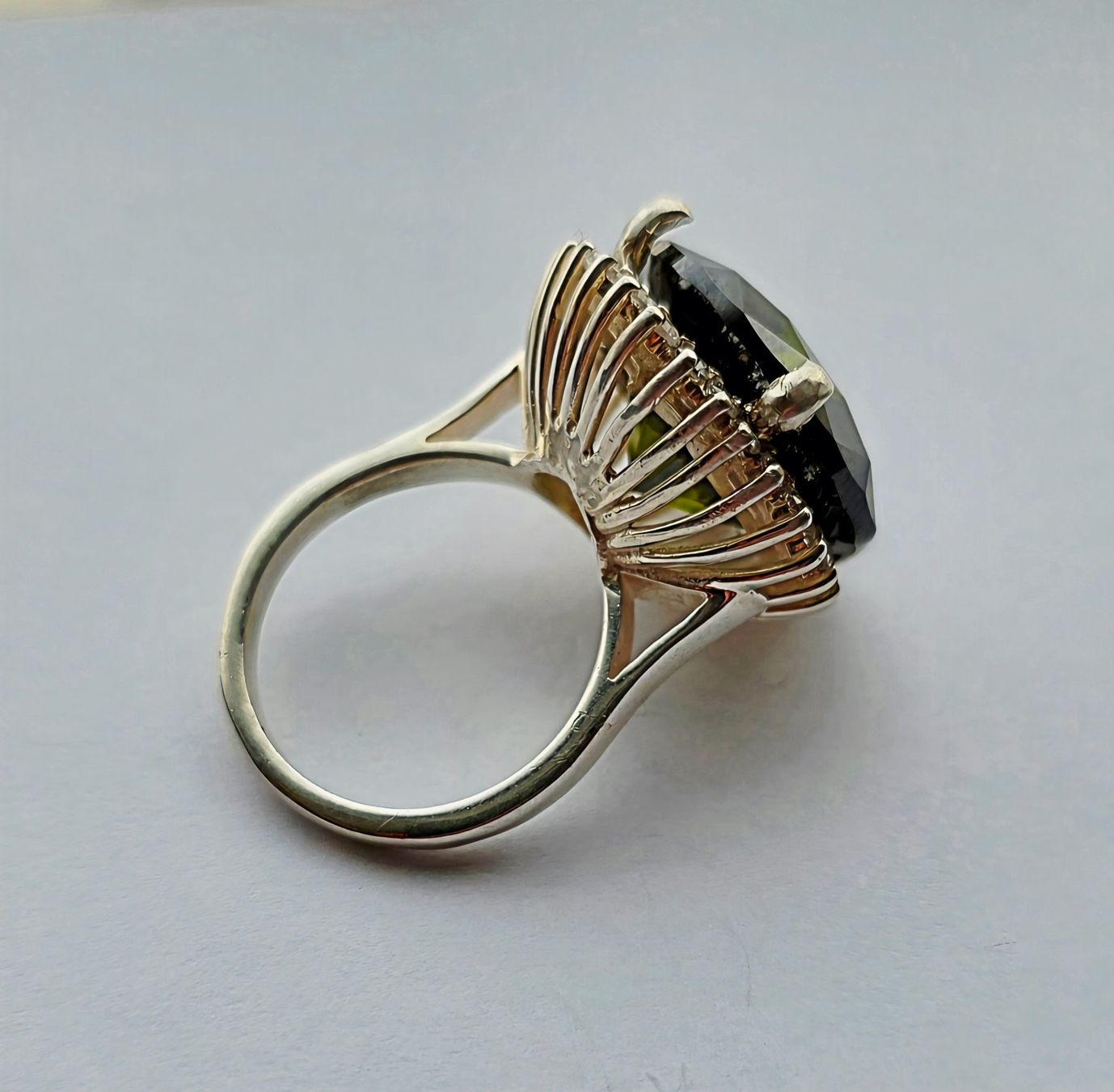 Anelli: Fingerring grüner Topas – Nuovo (secondo la descrizione) da Zürich venduto da Benedikt21 6