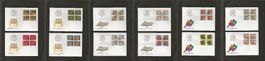 Schweiz Pro Patria FDC Viererblock Serie 1987 1989 1991