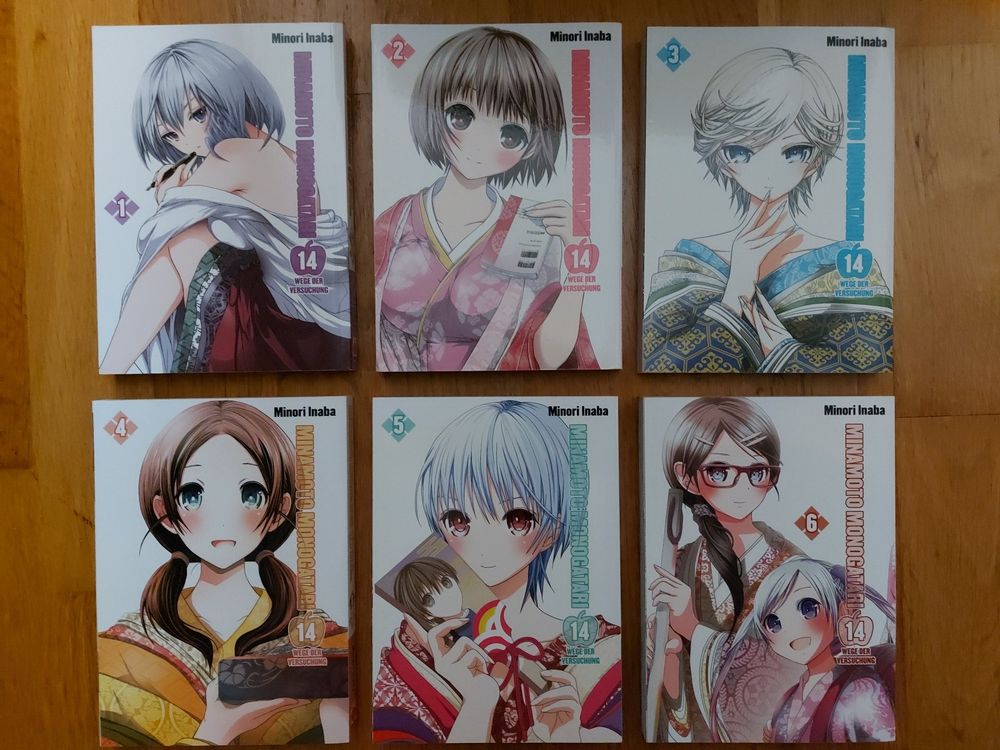 Fumetti: Minamoto Monogatari 1–6 | Romantik / Ecchi Manga | Deutsch – Usato da Zürich venduto da Katrag