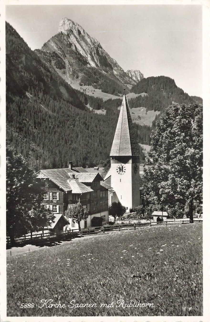 Cartes postales: Saanen mit Rüblihorn – D'occasion à Schwyz par Seffi56