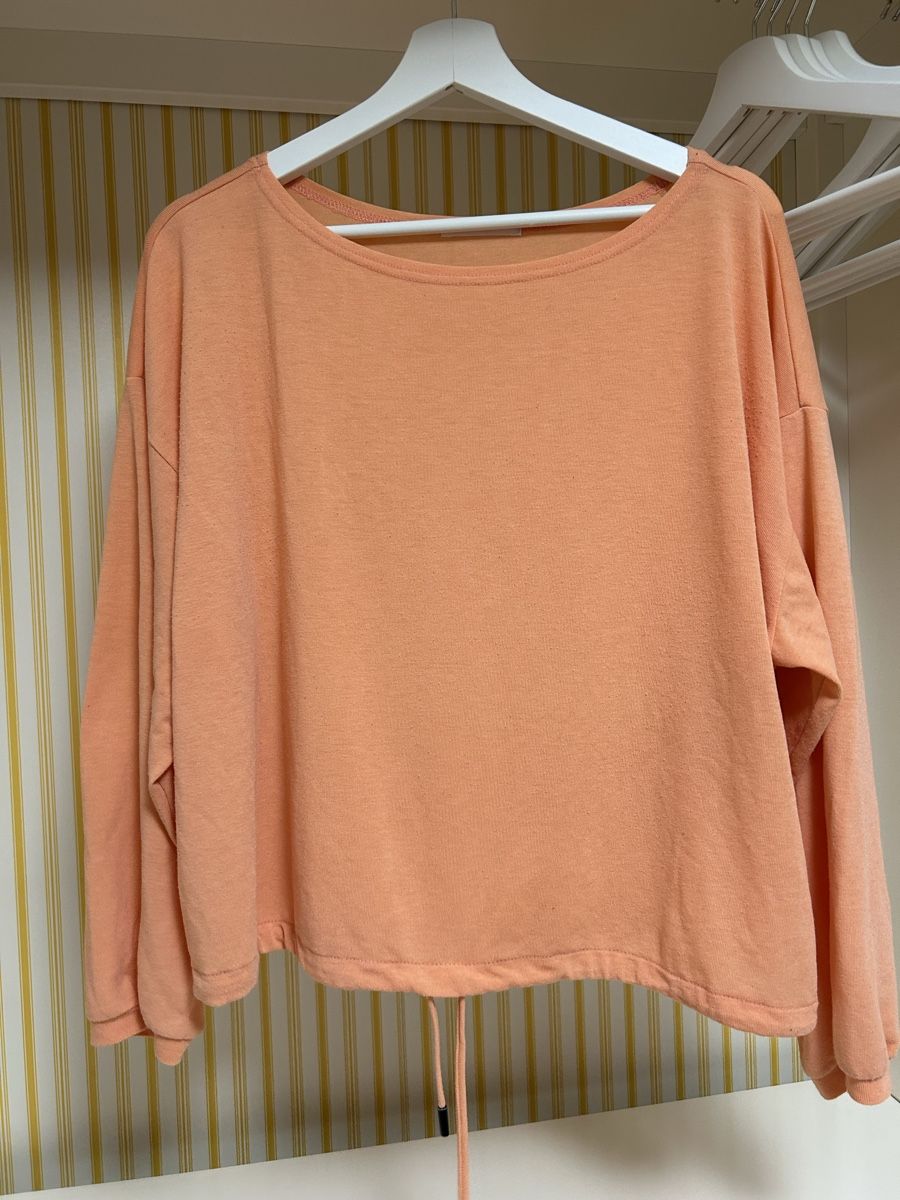 Top: Peach-colored Cotton Top – Usato da Zürich venduto da Mmmico 3