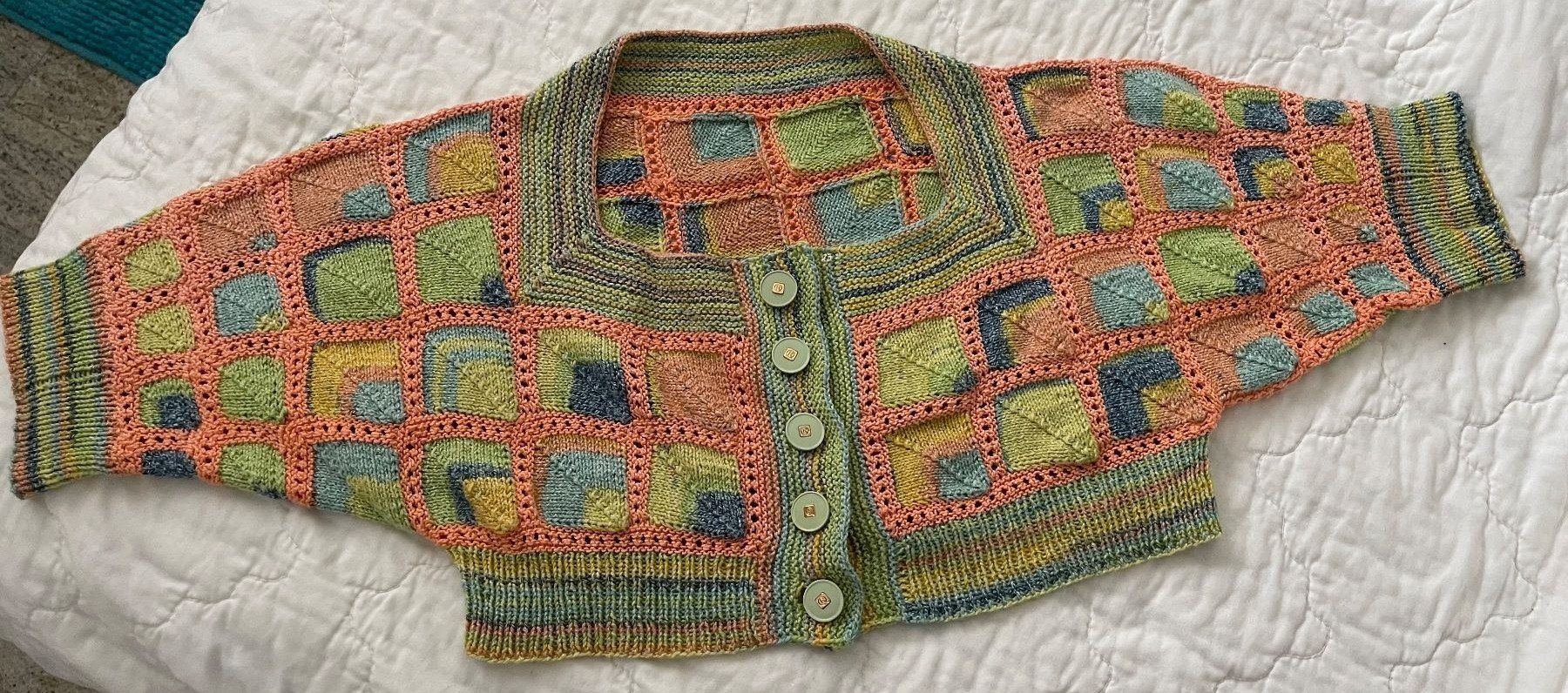 Giacche: Jäckli Jacke, Baumwolle/Seide, handgestrickt, Gr. 36 – Nuovo e nell'imballaggio originale da Illnau venduto da Bab58blau 1