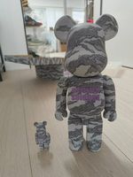 Bearbrick x Atmos x Solebox 100% & 400% Set