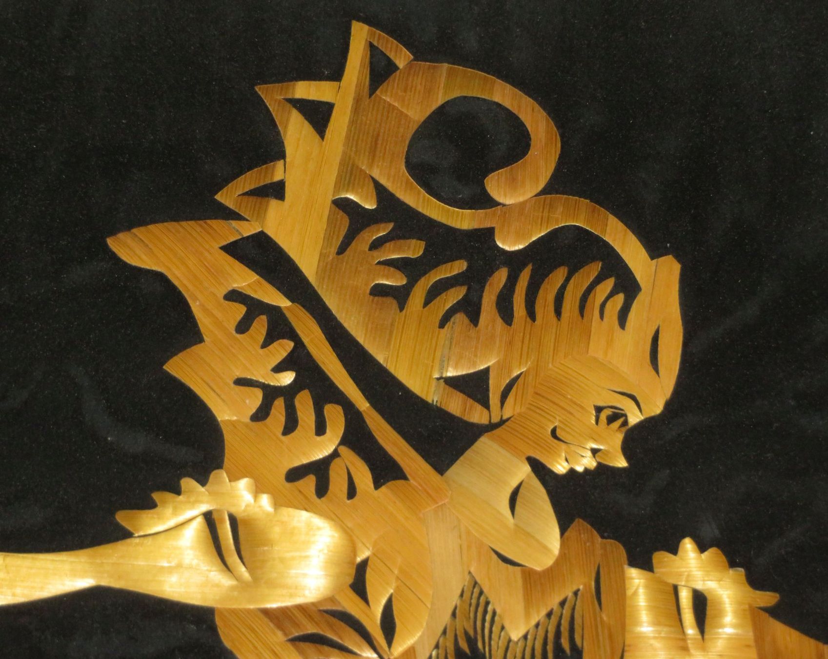Foto & Immagini: Strohbild Thai-Motiv (II) Tänzer – Usato da Oberriet SG venduto da Manick 3