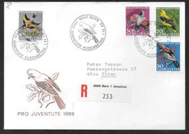 R-FDC Pro Juventute Serie 1969 J228 - J231ET Bern 1.12.1969