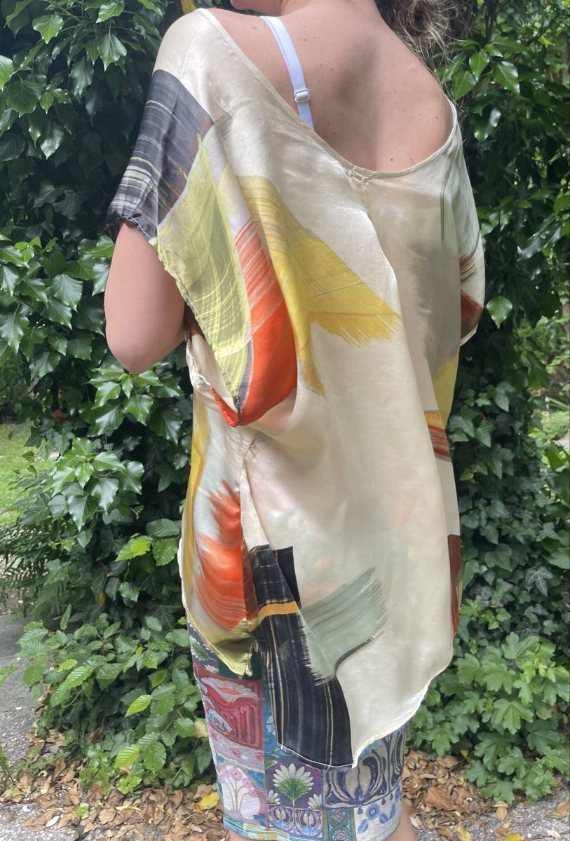 Camicette: Camicia seta multicolore design unico e leggera – Nuovo (secondo la descrizione) da Gordevio venduto da LanaZimm 5