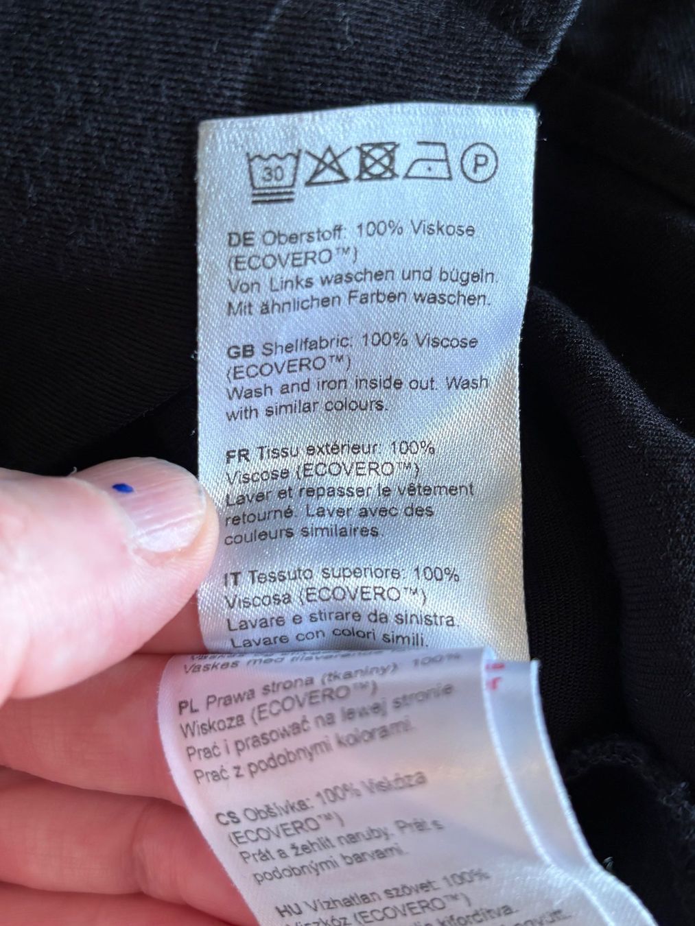 Pantaloni: EDITED schwarze Stoffhose Gr. 38 – Usato da Zürich venduto da missmodernage 7