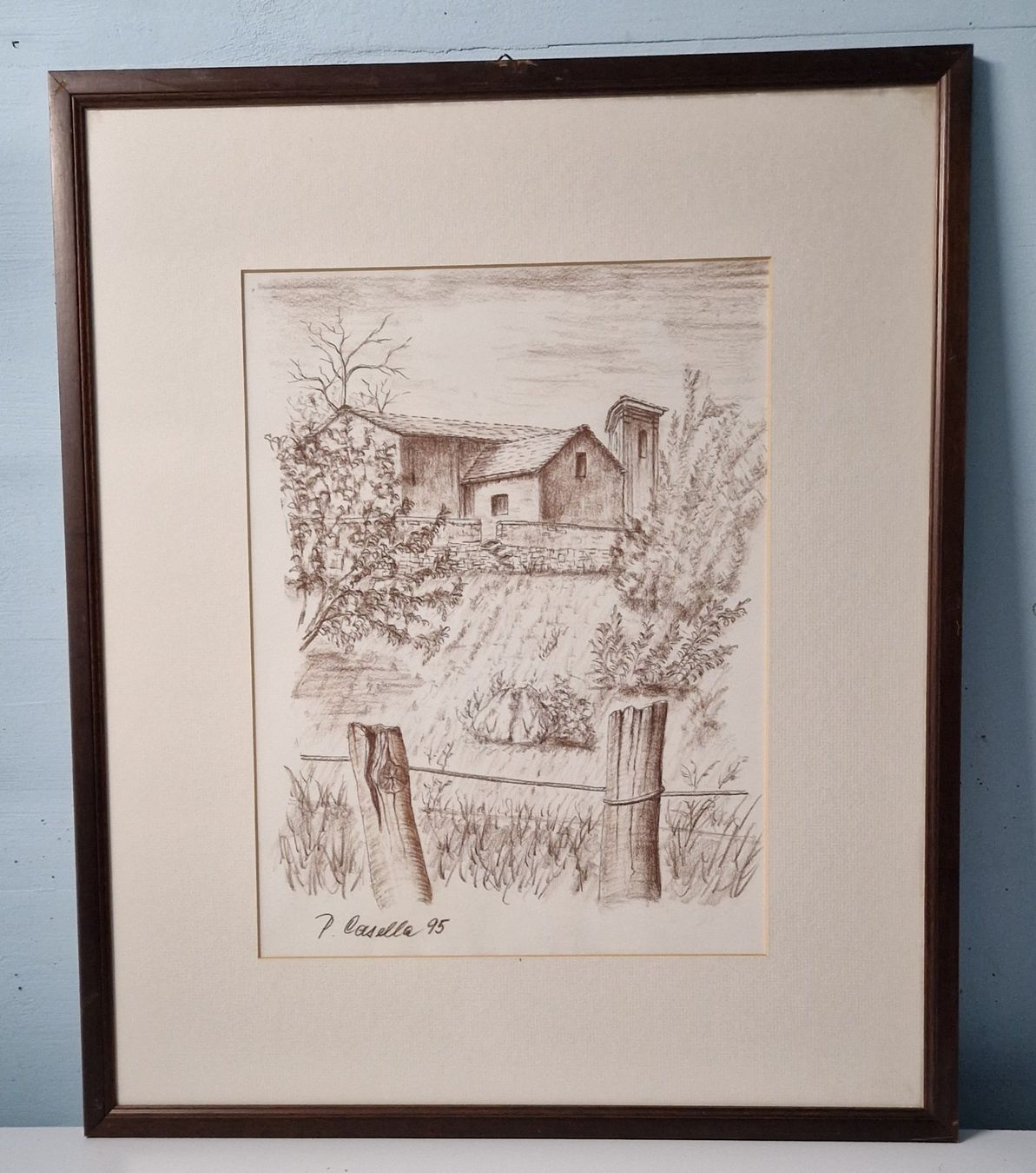 Tableaux: Kapelle aus dem Tessin oder Misox von 1995 – D'occasion à Rekingen par Rolimue