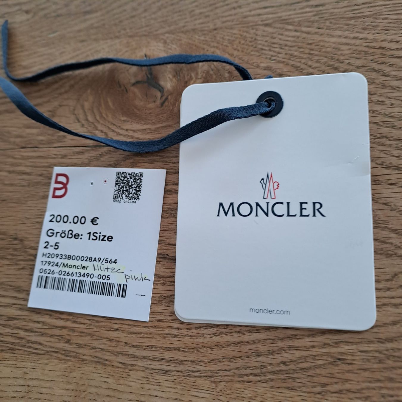 Hüte, Mützen & Caps: MONCLER Bommelmütze pink – Gebraucht aus Mettau von Rewima 5