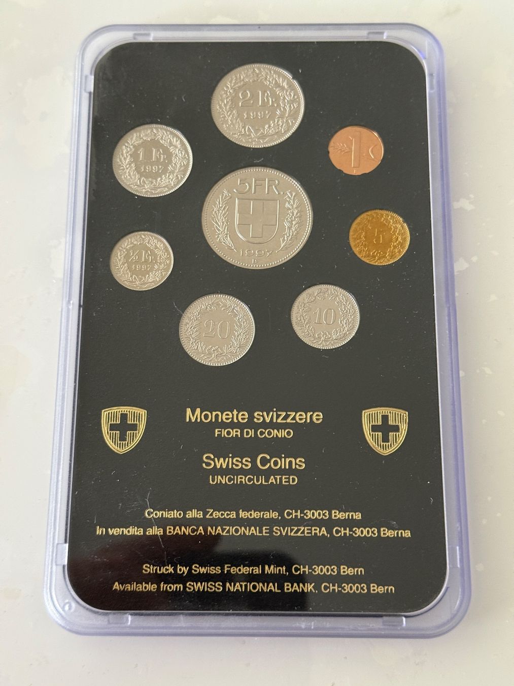Alle Münzen: Schweizer Münzsatz 1997  Stempelglanz – Neu (gemäss Beschreibung) aus Wallisellen von SWISS_SILVER1 1