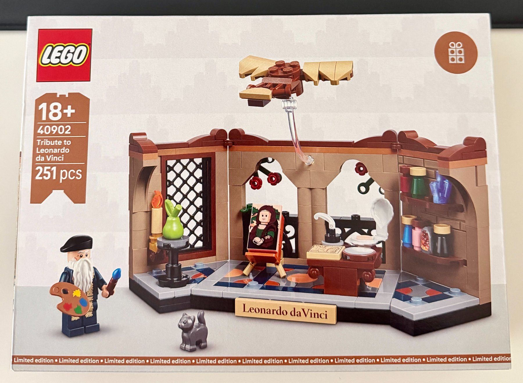 Lego Kit di costruzioni: Lego 40902 - Tribute to Leonardo da Vinci – Nuovo e nell'imballaggio originale da Höri venduto da PSMarinho