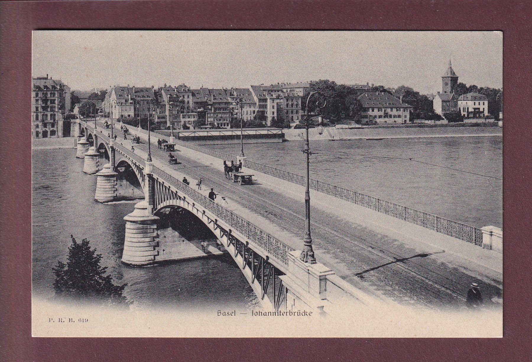 Cartoline postali: BASEL - Johanniterbrücke – Usato da Pully venduto da nicecards