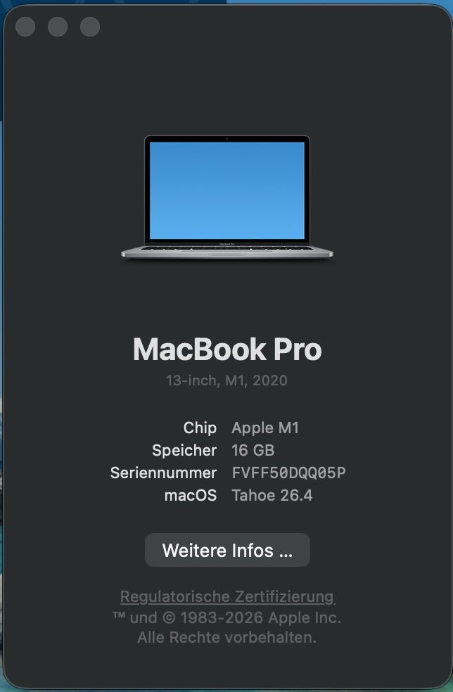 Apple Notebook: MacBook Pro 13", 2020, M1, 2TB SSD, 16 GB RAM – Usato da Emmenbrücke venduto da Ralle78 3