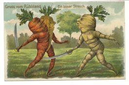 Gruss vom Rüebliland (AG) Ein böser Streich - Präge-Litho