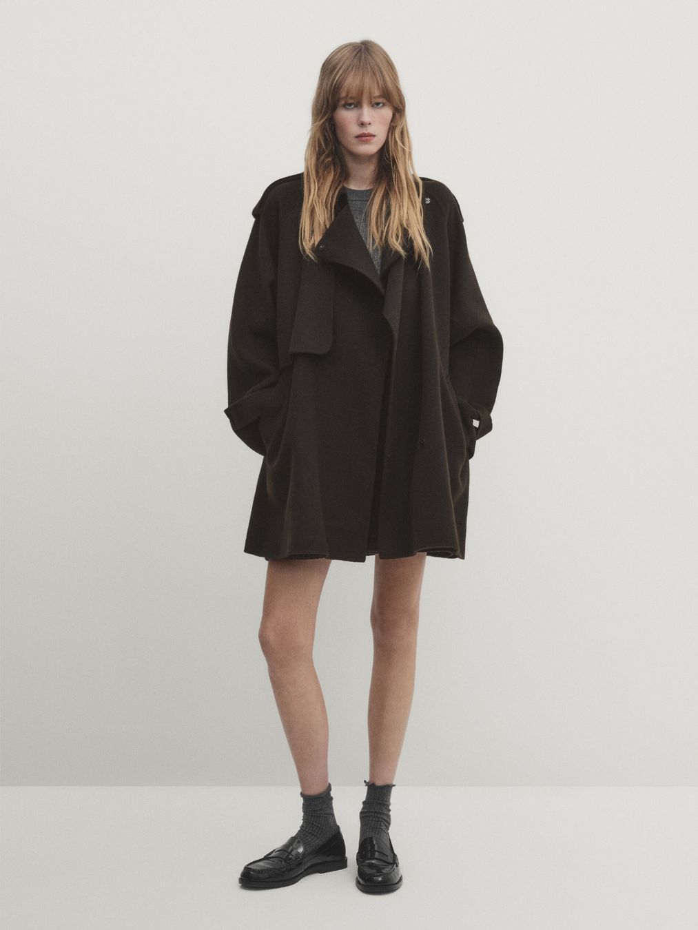 Massimo Dutti Cappotti: Brauner Kurzmantel Massimo Dutti S – Usato da Oberwil-Lieli venduto da Claudine_1988