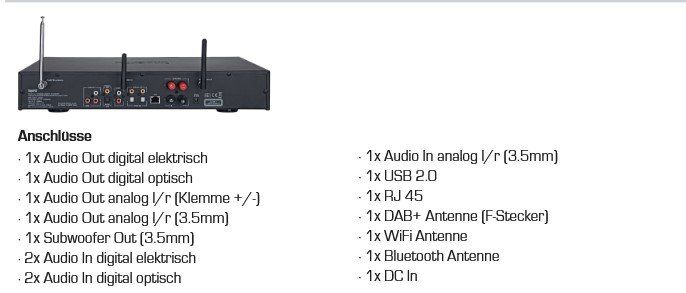 Lettore multimediale & Streamer: Imperial Dabman i550 CD All-In-One-HiFi System – Nuovo (secondo la descrizione) da Otelfingen venduto da 4Tapout 5
