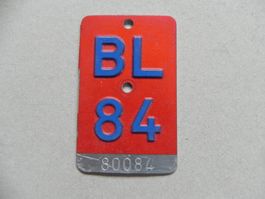 Velonummer Velo Nummer BL 84 Baselland 1984 Bike Geschenk