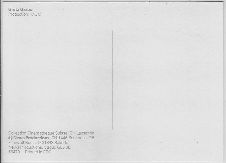 Cartoline postali: Greta Garbo - Spiegel – Usato da Ettingen venduto da Kartenplanet 1