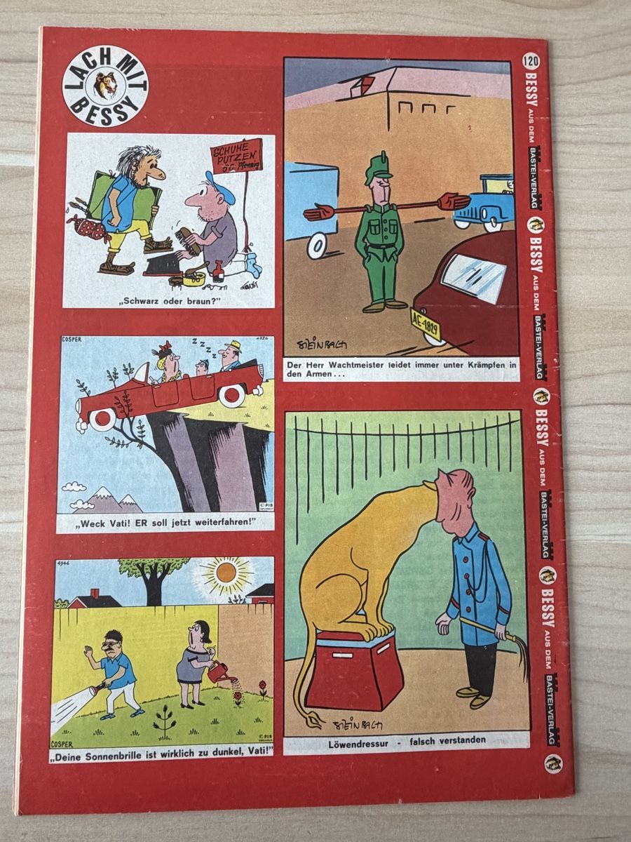 Fumetti: Bessy Bastei 1.Auflage Heft 120 – Usato da Kehrsatz venduto da Raboy 1