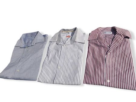 3 Langarm Herren Hemden 👔  Muster Grösse 🛍️M 39/40 Top!👕