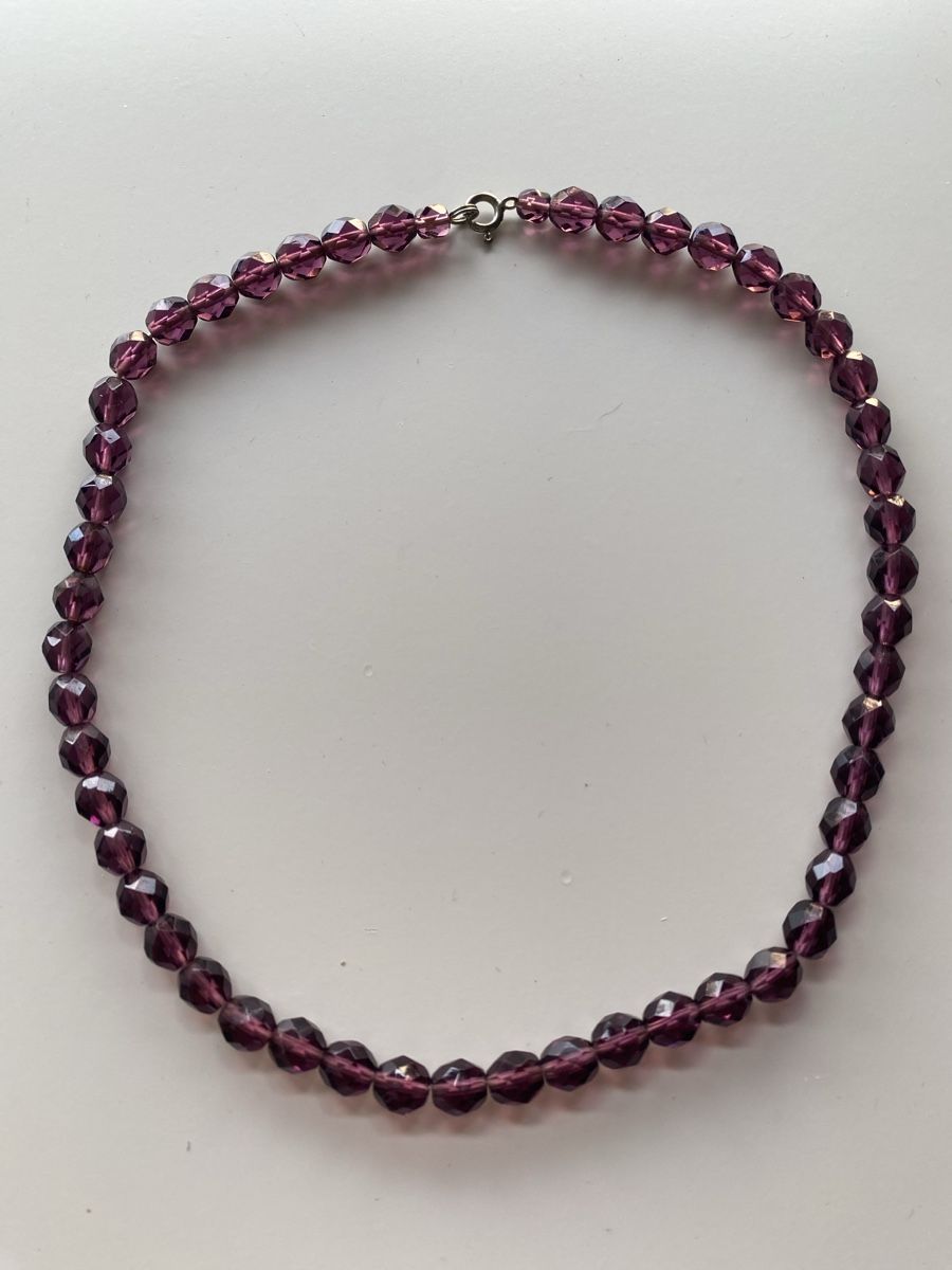 Catenine: Violet Glass Pearls Necklace – Usato da Givisiez venduto da dor_xb9k 1