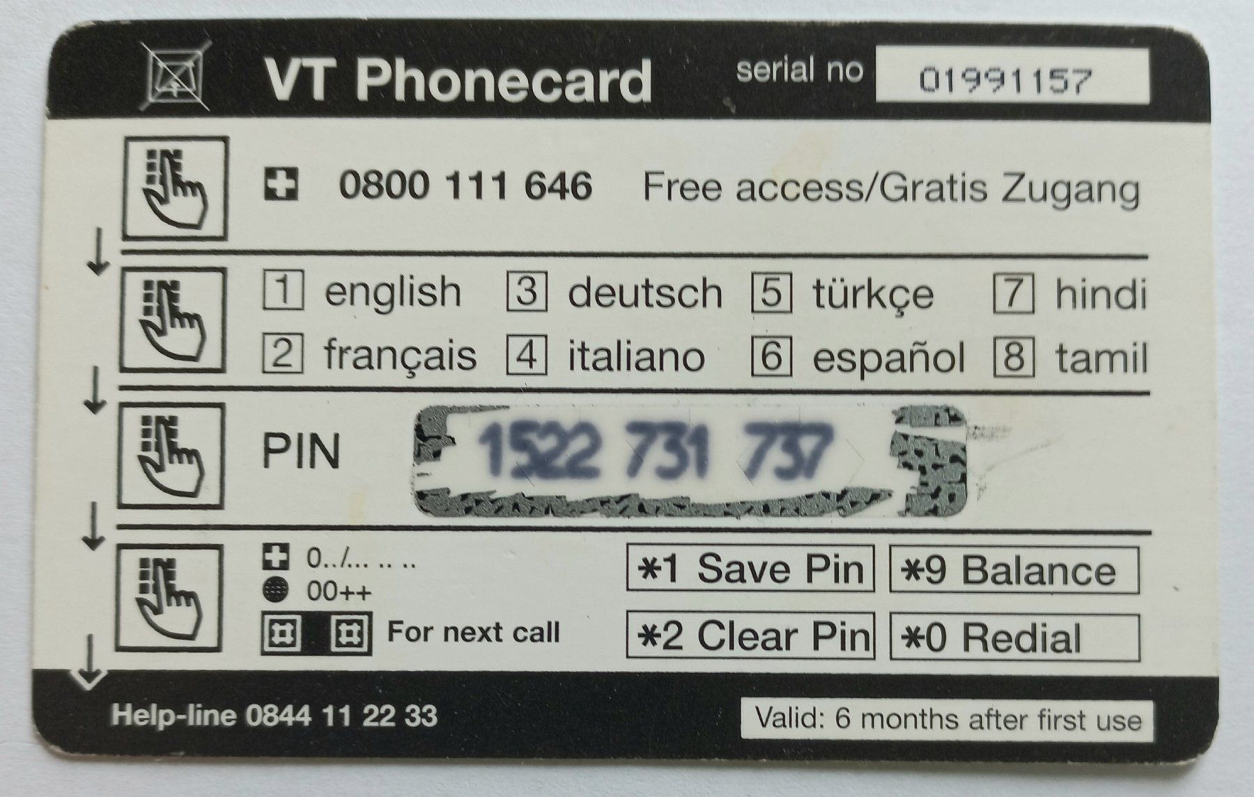 Telefon- & Taxkarten: Taxcard - VT Phonecard - Nemo - CH – Gebraucht aus Niederuzwil von lubimaja 1