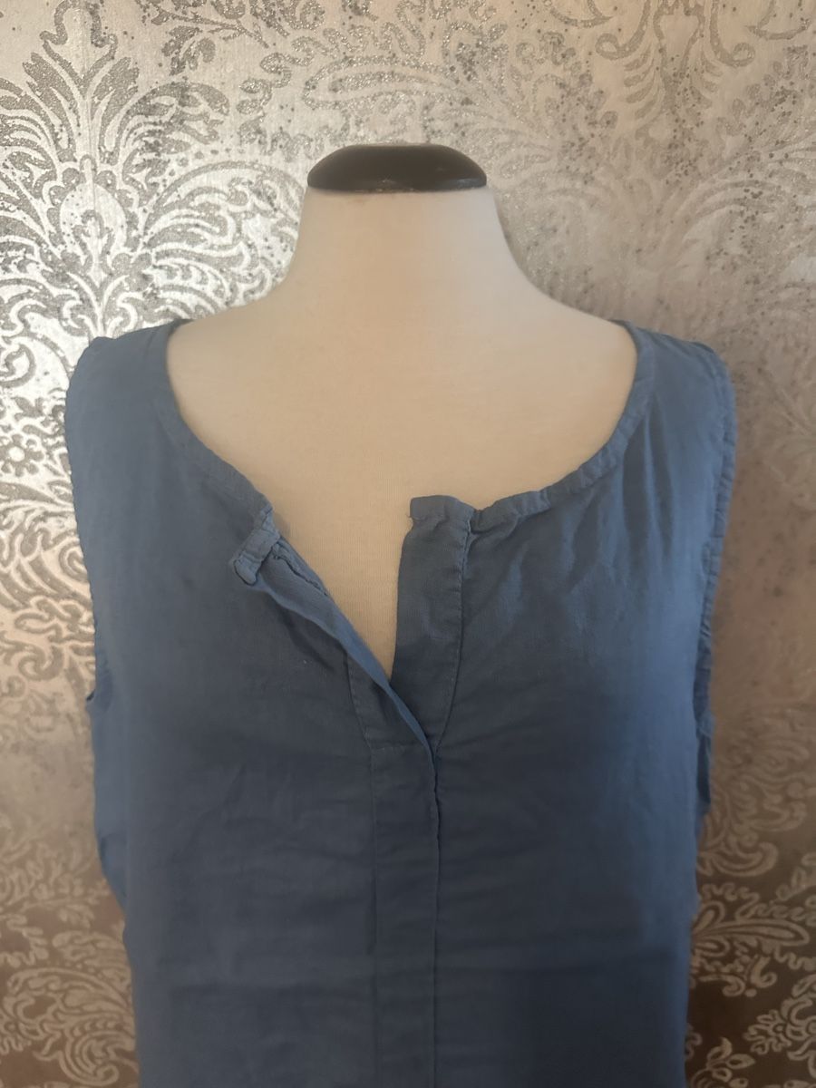 Camicette: Shirt Leinen blau - neu – Nuovo (secondo la descrizione) da Diepoldsau venduto da Soleil0425