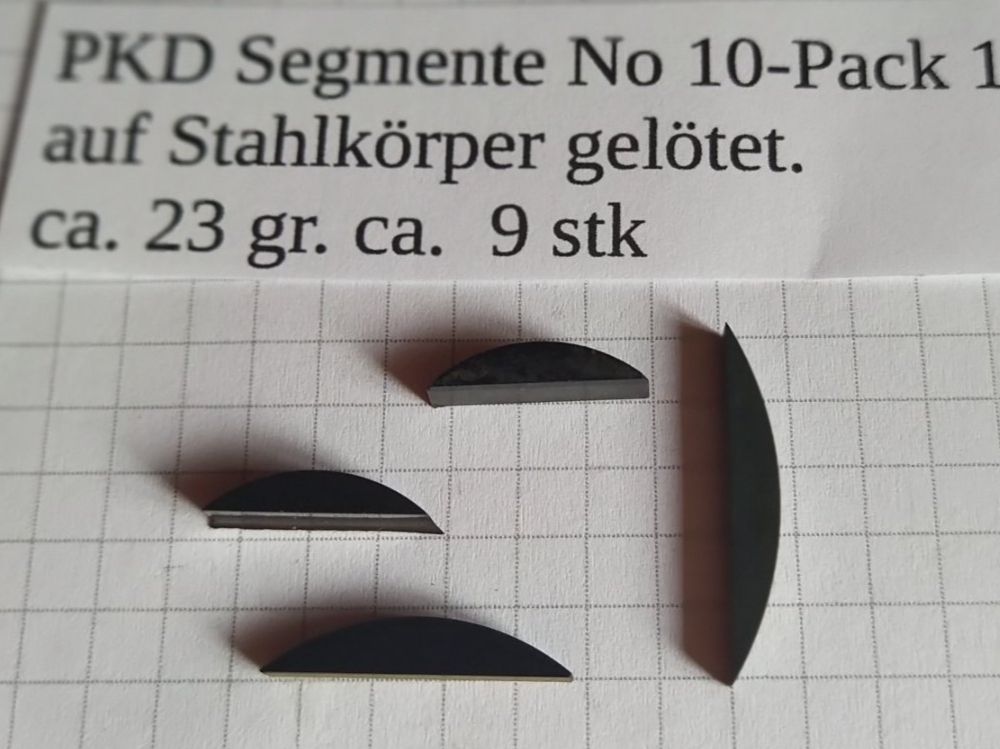 Tutti gli attrezzi: Werkstatt-Räumung -PKD-Segmente – Usato da Biel/Bienne venduto da Itfurg01