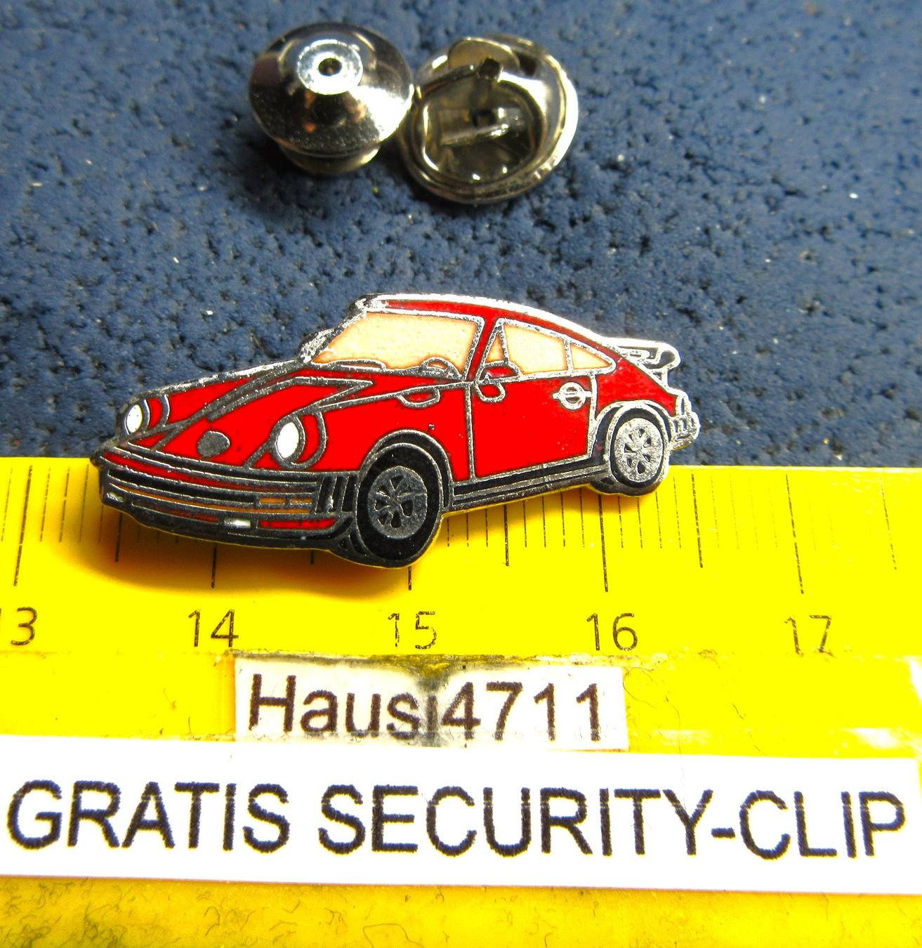 Porsche Placchette & Badge: PORSCHE 911 ROT AUTO PIN ENAMEL – Usato da Ettingen venduto da Hausi4711