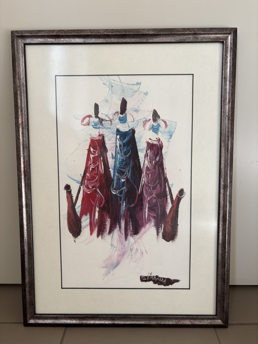 Dipinti: Vintage African Framed Painting – Nuovo (secondo la descrizione) da Schlieren venduto da rya_cv6y
