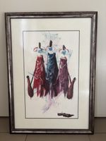 Vintage African Framed Painting