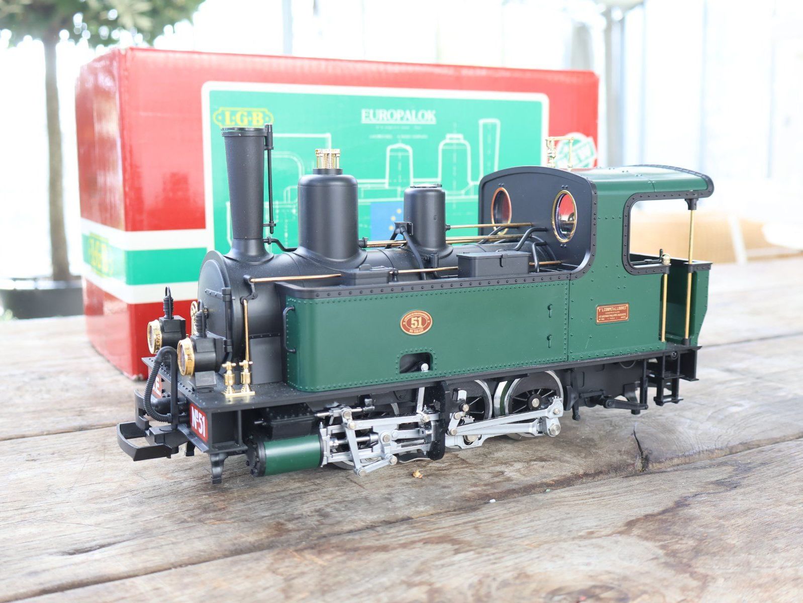 LGB Modellini di ferrovie: LGB wunderschöne Dampflok 2078 - mit OVP – Usato da Winterthur venduto da Monstera 4