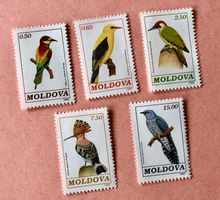 BRIEFMARKEN AUS  Moldawien Vögel