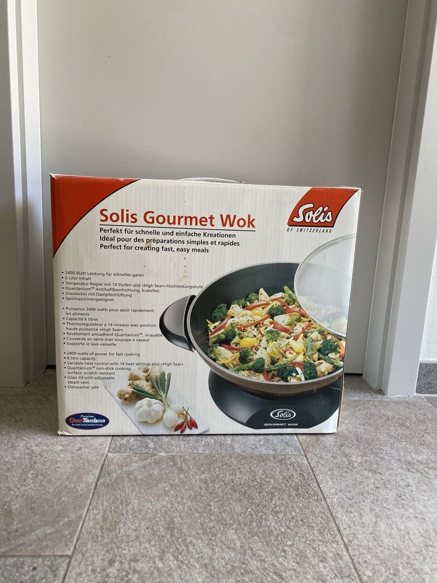 Poêles: Poêle Wok électrique Solis Gourmet – D'occasion à Chéserex par noa.schwab