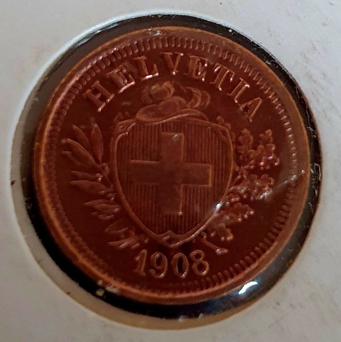 Tutti le monete: 1 Rappen 1908 – Usato da Egerkingen venduto da Acc1 1
