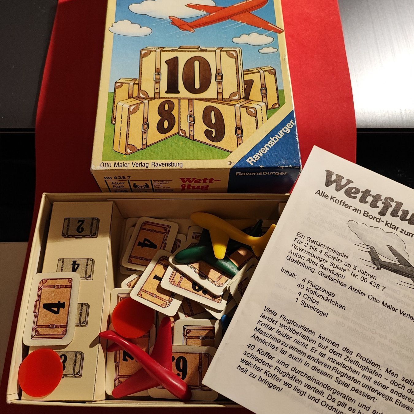 Ravensburger Giochi: Wettflug - Spiel - (1987) – Usato da Dübendorf venduto da kb86_MOVIE 2
