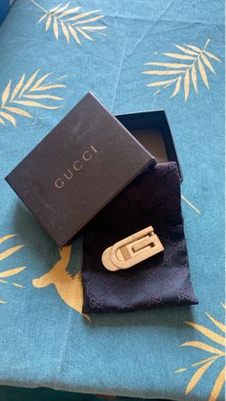 Pince à billets Gucci dorée homme bon état