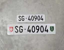 Kontrollschild / Autonummer SG 40904