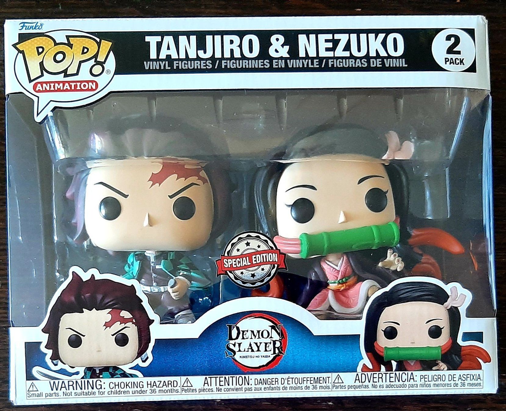 Funko Statuette: Funko Pop Demon Slayer Tanjiro & Nezuko – Nuovo e nell'imballaggio originale da Montet (Glâne) venduto da KOADA