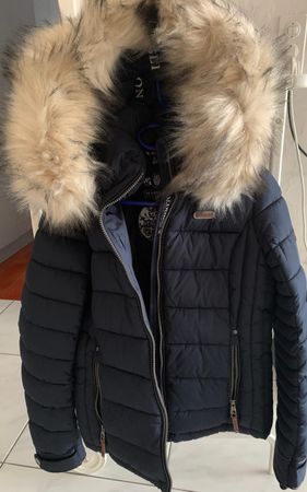 Frauen-Winterjacke Marikoo Gr. S, Pelz Kapuze