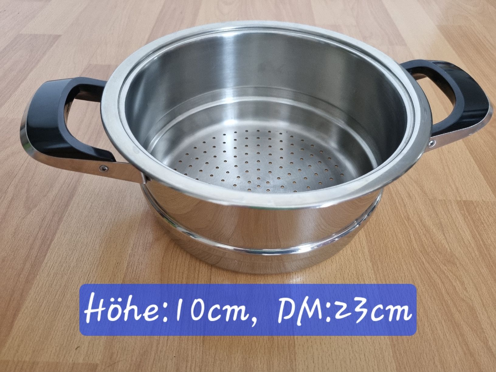 Pentole: 4,2l AMC Kochtopf Set, Edelstahl – Nuovo (secondo la descrizione) da Laupen BE venduto da Bombers 3