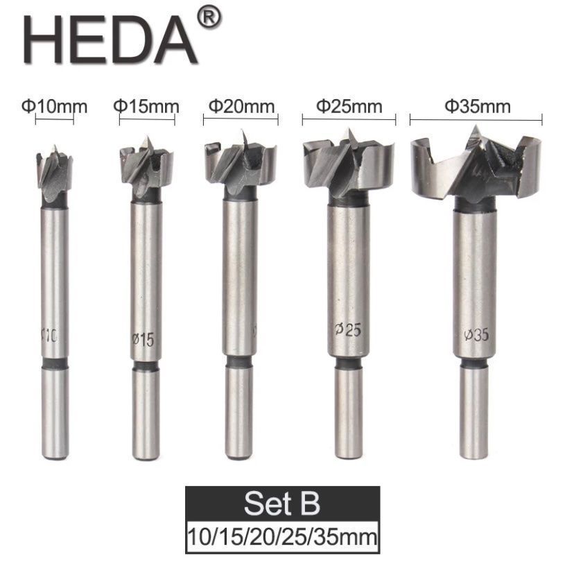 Tutti gli attrezzi: Bohrer Werkzeug Set mit Holzkoffer 5.Pcs – Nuovo e nell'imballaggio originale da Seon venduto da Aaargauer01 1