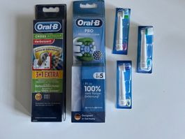 12 Oral B PRO und Cross Clean Ersatzkopf für Zahnbürste. NEU